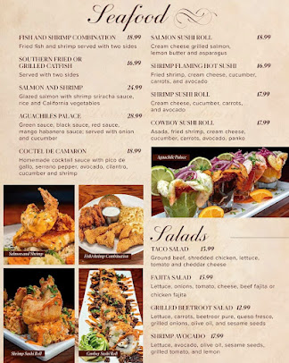 Menu The Cowboy Palace Odessa Tx - 2