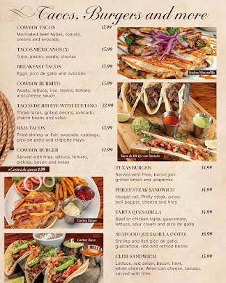 Menu The Cowboy Palace Odessa Tx - 5