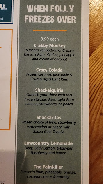 Menu The Crab Shack Folly Beach - 4