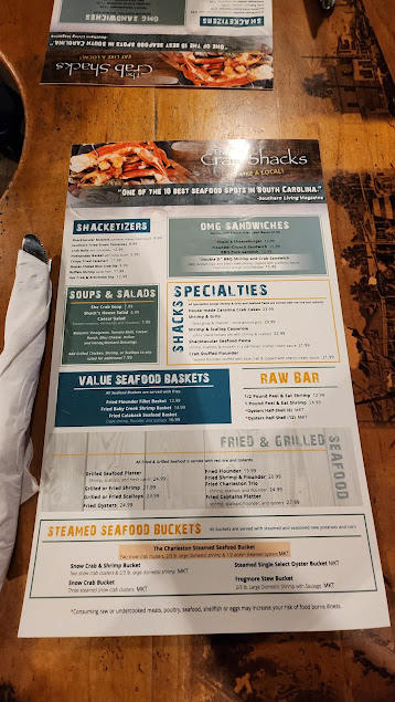 Menu The Crab Shack Folly Beach - 6