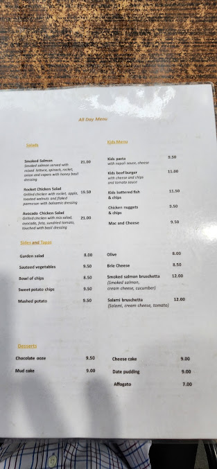 Menu The Crystal Restaurant N Bar - 5