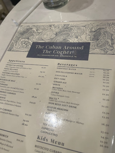 Menu The Cuban Around The Corner - 3