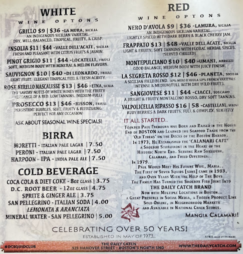 Menu The Daily Catch North End - 4