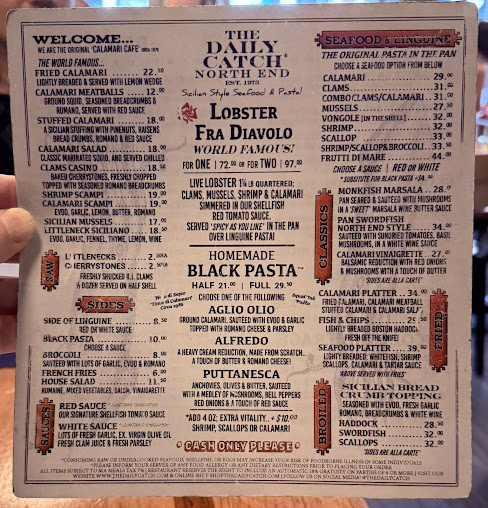 Menu The Daily Catch North End - 9