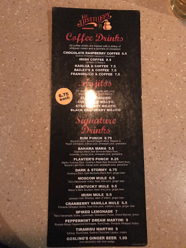 Menu The Distillery Restaurant Henrietta - 5
