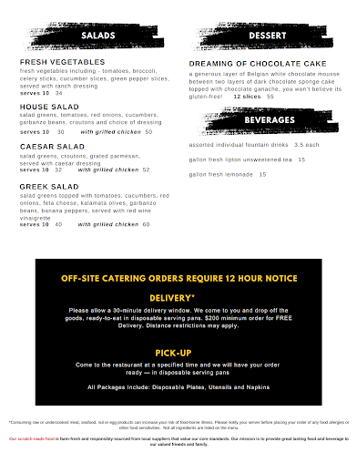 Menu The Distillery Restaurant Henrietta - 8