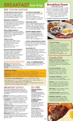 Menu The Eatery Restaurant - 1