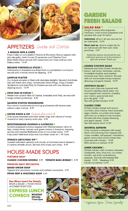 Menu The Eatery Restaurant - 6