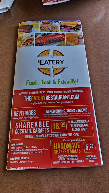 Menu The Eatery Restaurant - 7