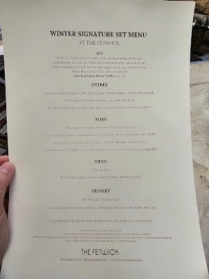 Menu The Fenwick - 1