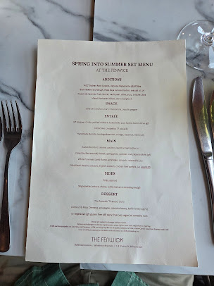 Menu The Fenwick - 4