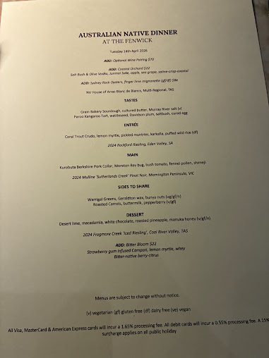 Menu The Fenwick - 5