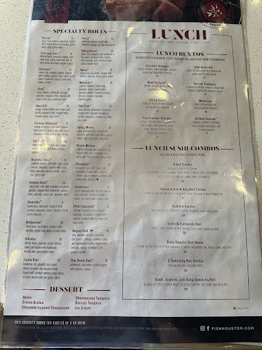 Menu The Fish - 5