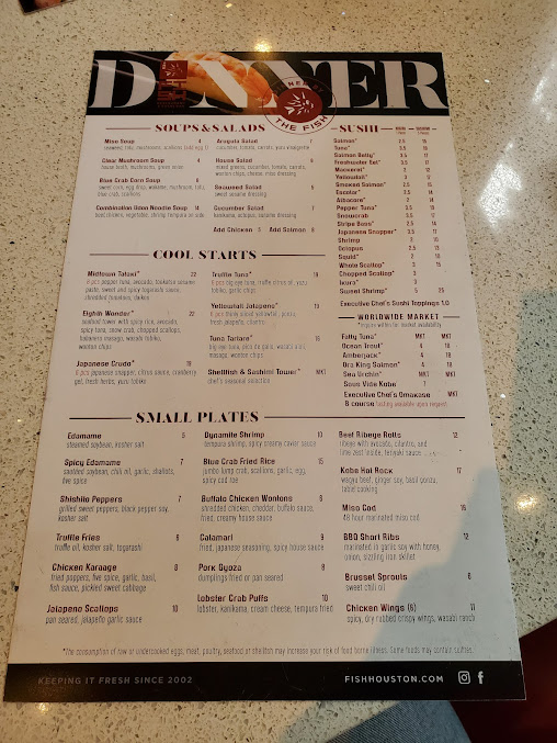 Menu The Fish - 6