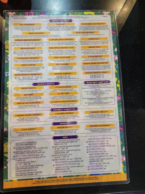 Menu The Flying Biscuit Cafe - 1
