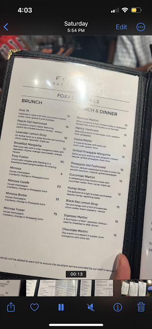 Menu The Fox Trap Restaurant Lounge - 0