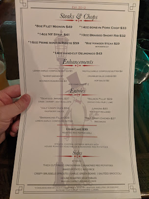 Menu The Frogtown Chophouse - 6
