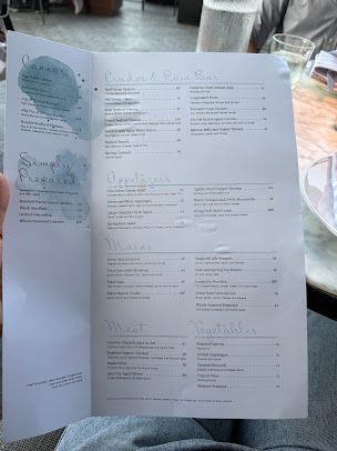Menu The Fulton By Jean-Georges - 1