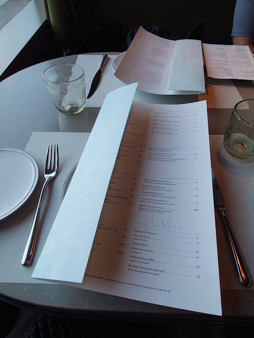 Menu The Fulton By Jean-Georges - 3