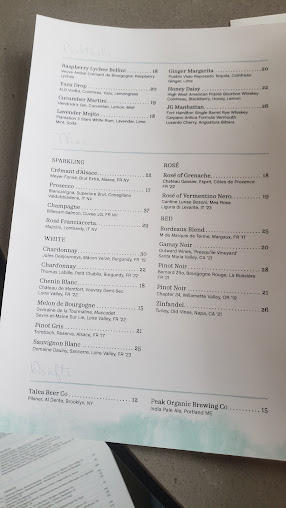 Menu The Fulton By Jean-Georges - 7