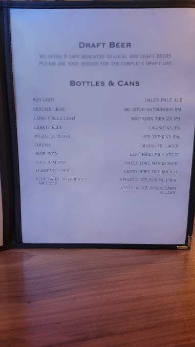 Menu The Gate House - 1