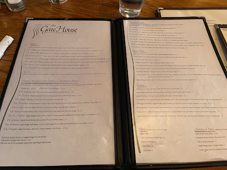 Menu The Gate House - 2