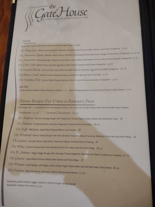Menu The Gate House - 7