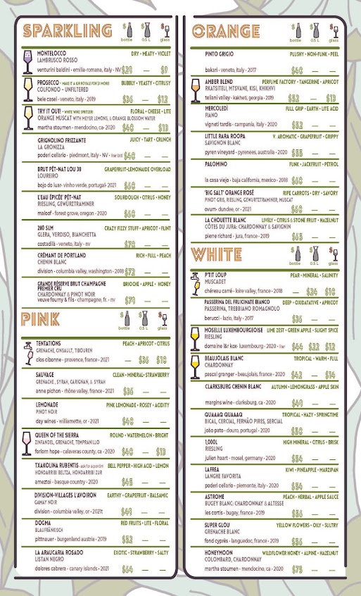 Menu The Golden Pineapple Craft Lounge - 2