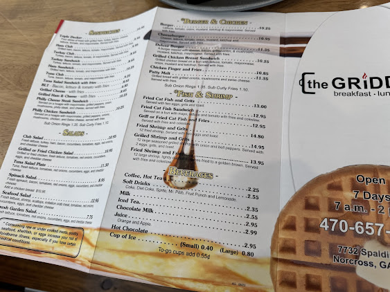 Menu The Griddle Breakfast And Lunch - 2