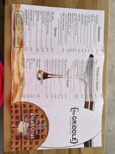 Menu The Griddle Breakfast And Lunch - 4