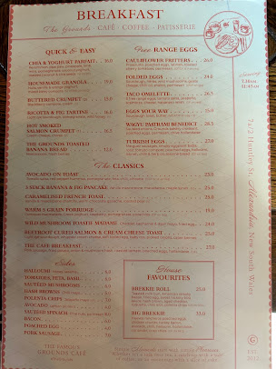 Menu The Grounds Of Alexandria - 5