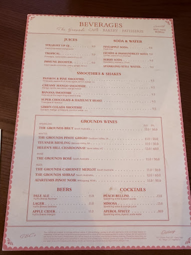 Menu The Grounds Of Alexandria - 7