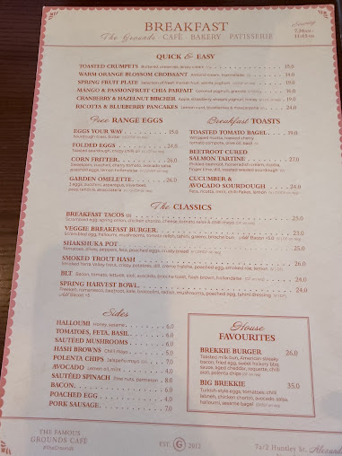 Menu The Grounds Of Alexandria - 8