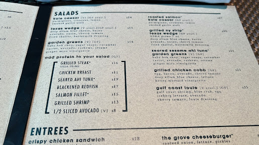 Menu The Grove - 0