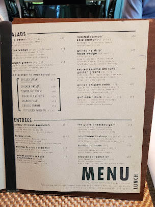 Menu The Grove - 4