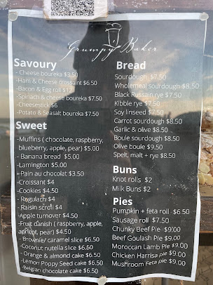 Menu The Grumpy Baker - 8