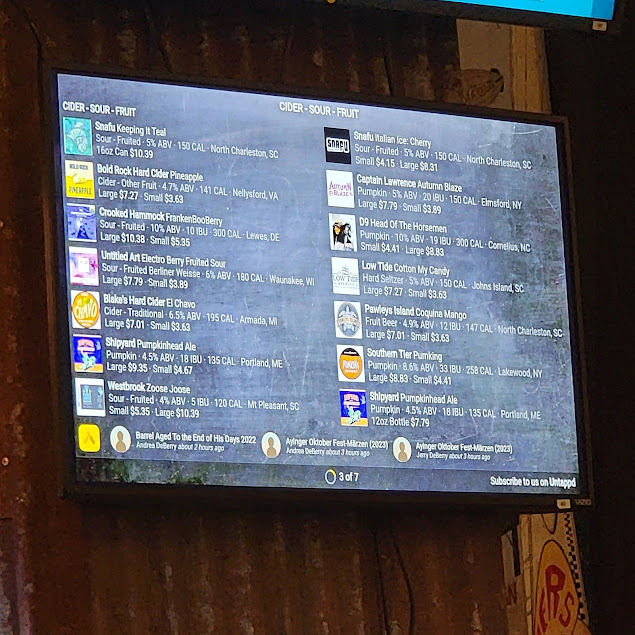 Menu The Grumpy Monk North Myrtle Beach - 4