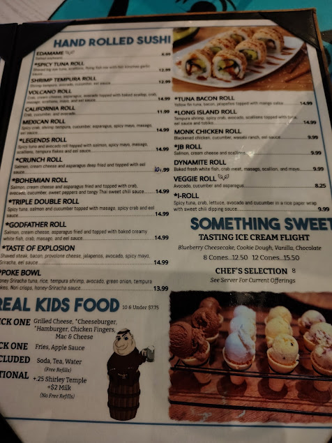 Menu The Grumpy Monk North Myrtle Beach - 8
