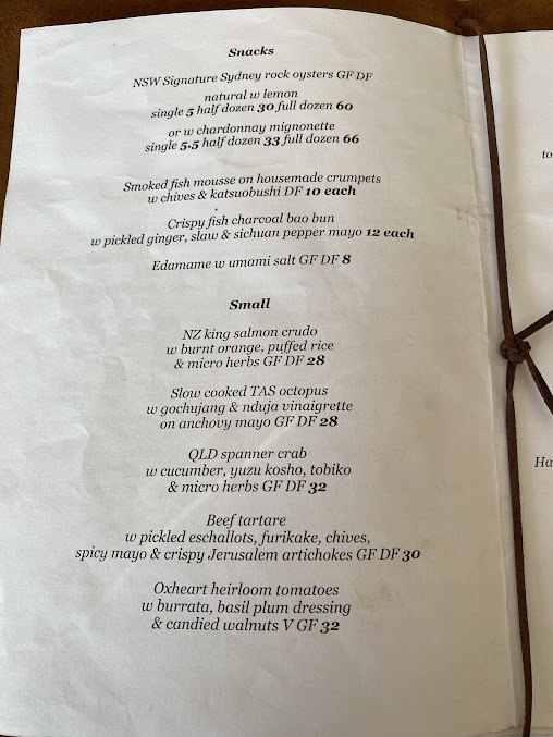 Menu The Herring Room - 4