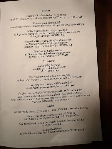 Menu The Herring Room - 6