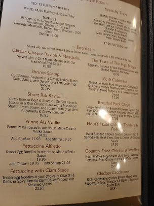 Menu The High Bridge House - 8