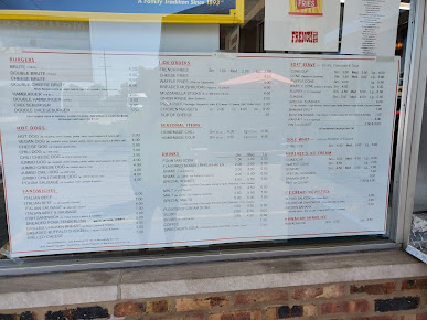 Menu The Highland Queen Drive In - 2