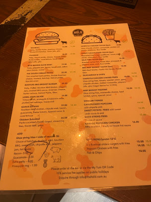 Menu The Hold - 2