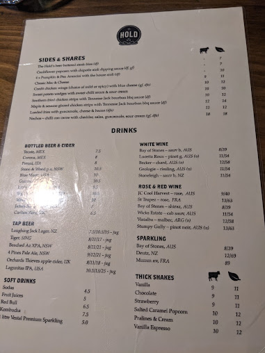 Menu The Hold - 6
