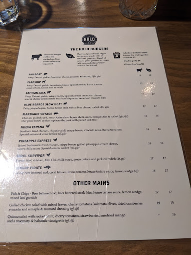 Menu The Hold - 7