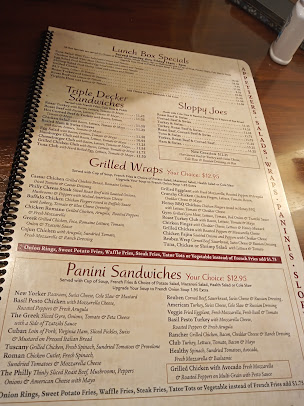 Menu The Kenilworth Diner Restaurant - 0