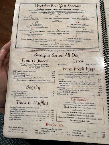 Menu The Kenilworth Diner Restaurant - 3