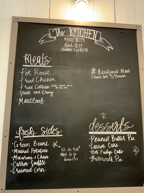 Menu The Kitchen At Grace Meadows Farm - 1