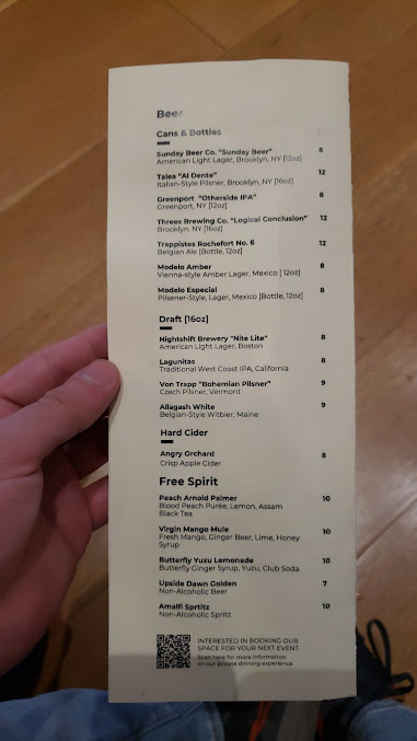 Menu The Landing - 3