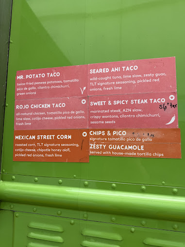 Menu The Lime Truck Southern California - 0